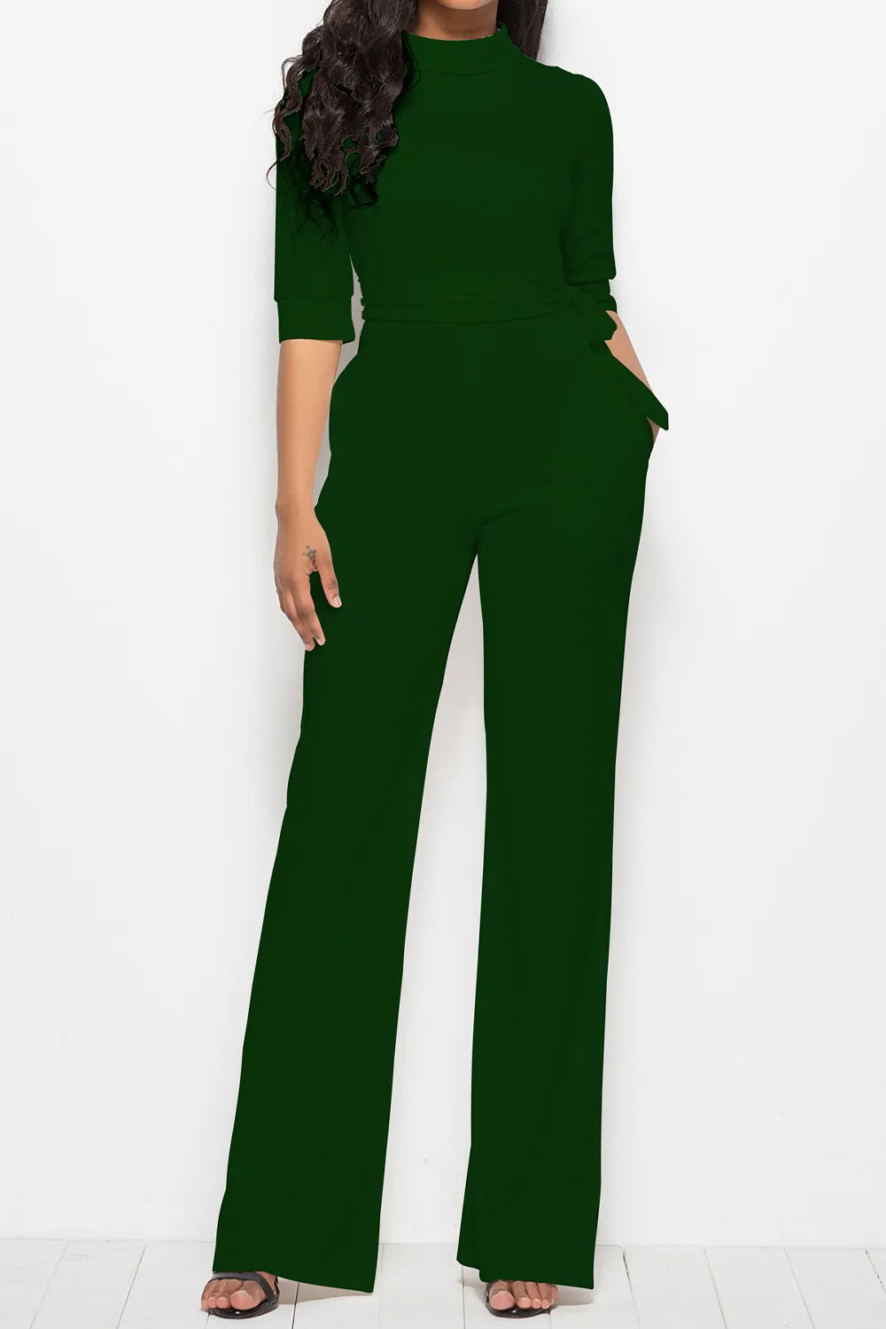 Jumpsuit Palazo Valentina con Cinturón, vista adicional 13