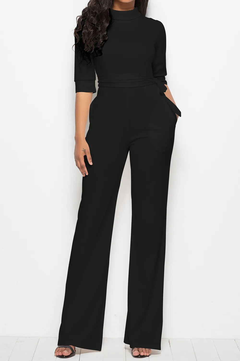 Jumpsuit Palazo Valentina con Cinturón, vista adicional 7