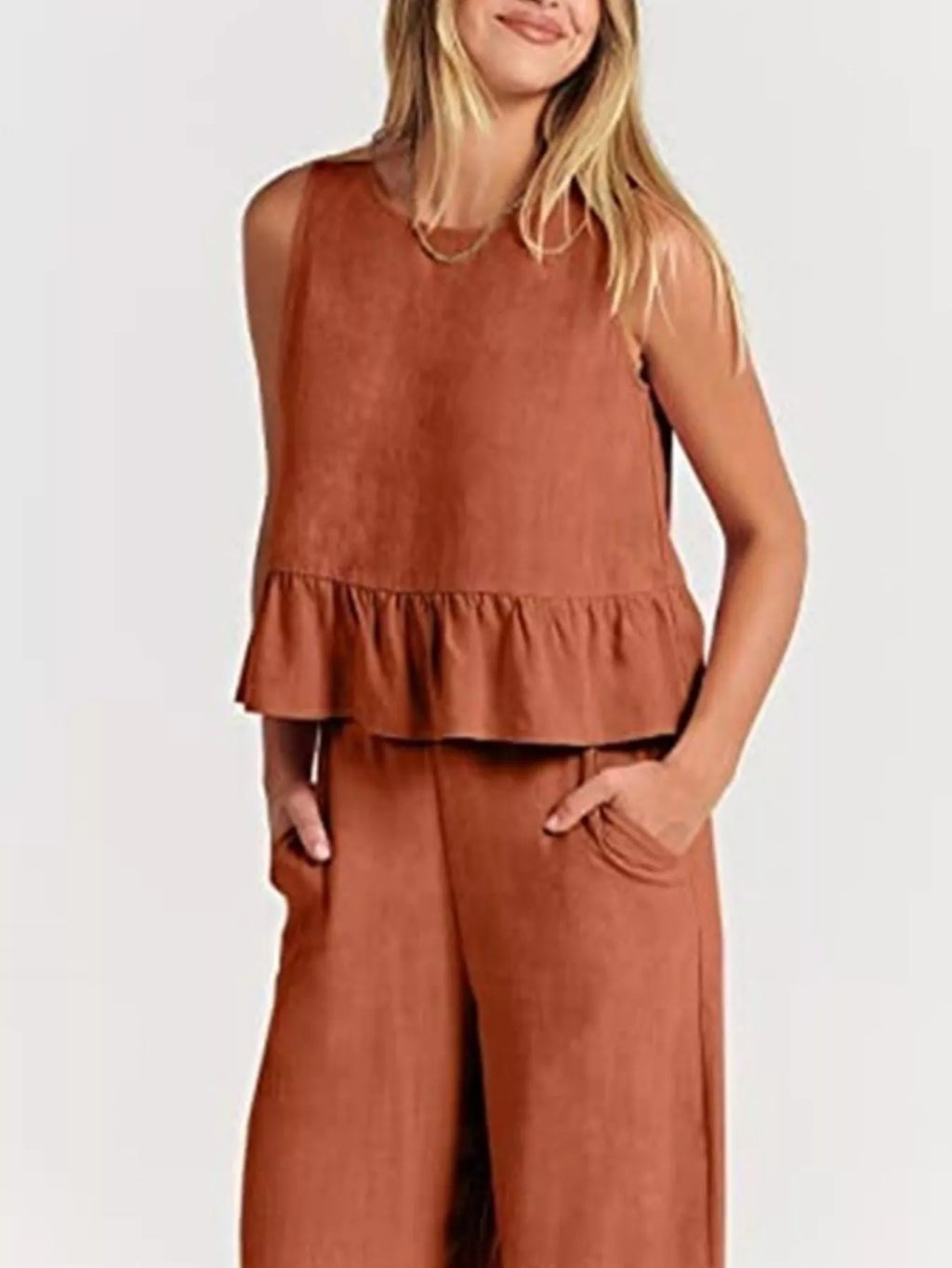Conjunto Iris con Bajo de Volantes y Pantalón, vista adicional 27