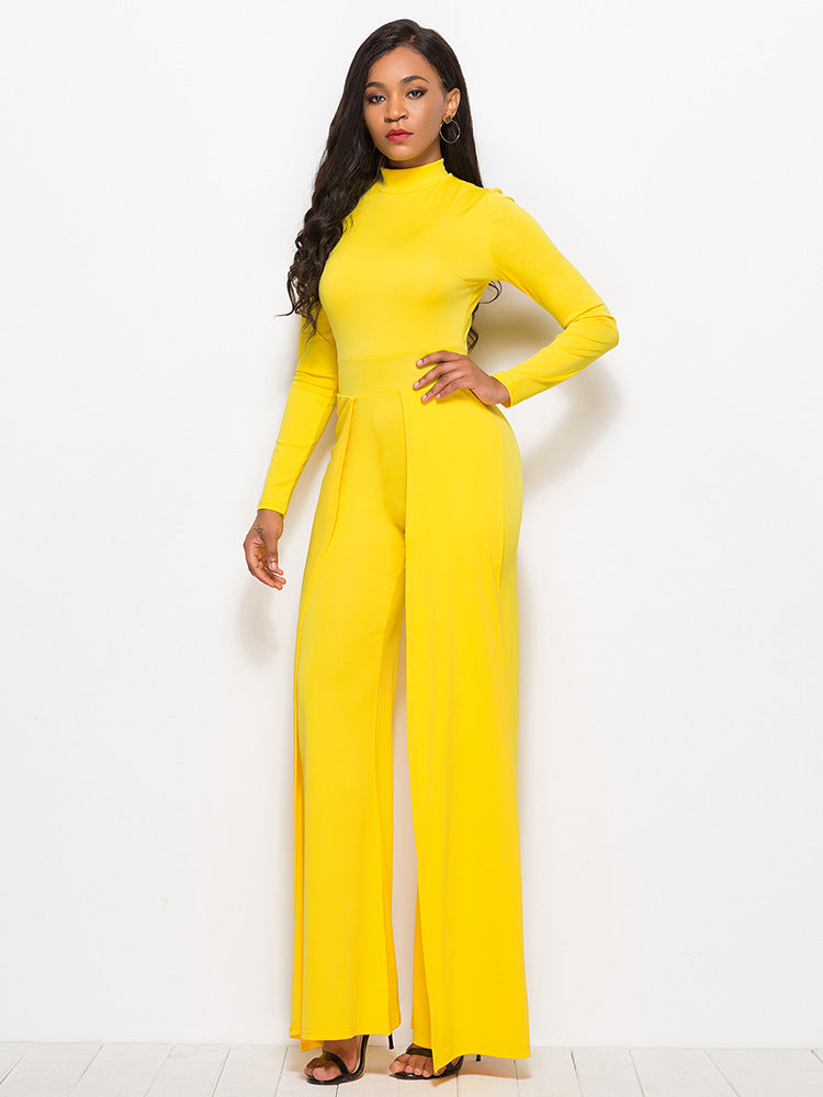 Jumpsuit Palazo Elena con Cuello Alto, vista adicional 20