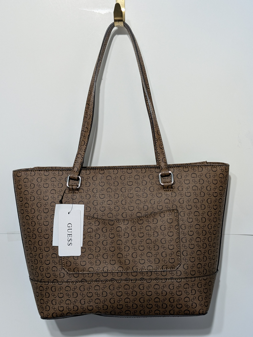 GUESS Bolso Tote Monograma Cocoa