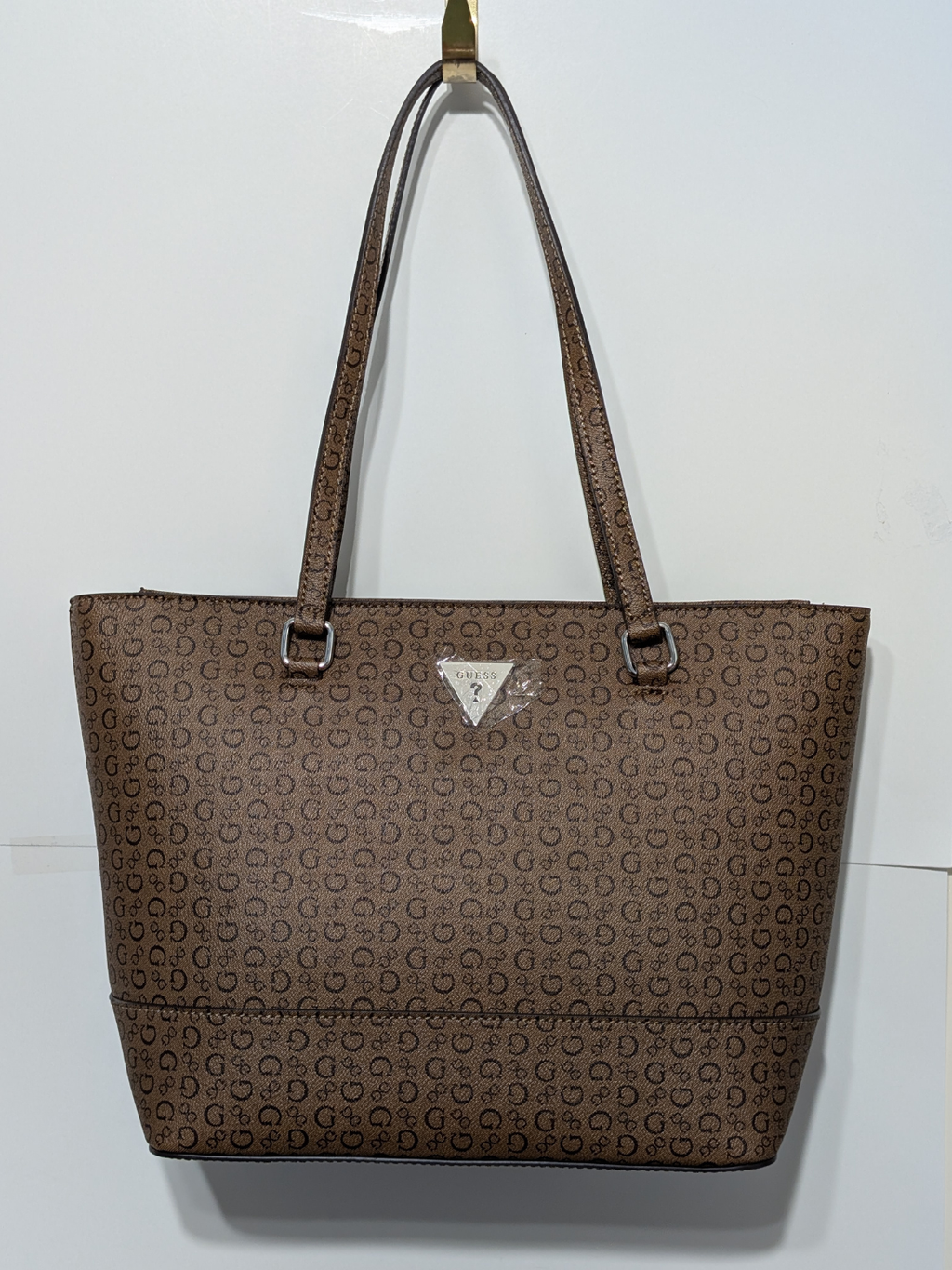 GUESS Bolso Tote Monograma Cocoa