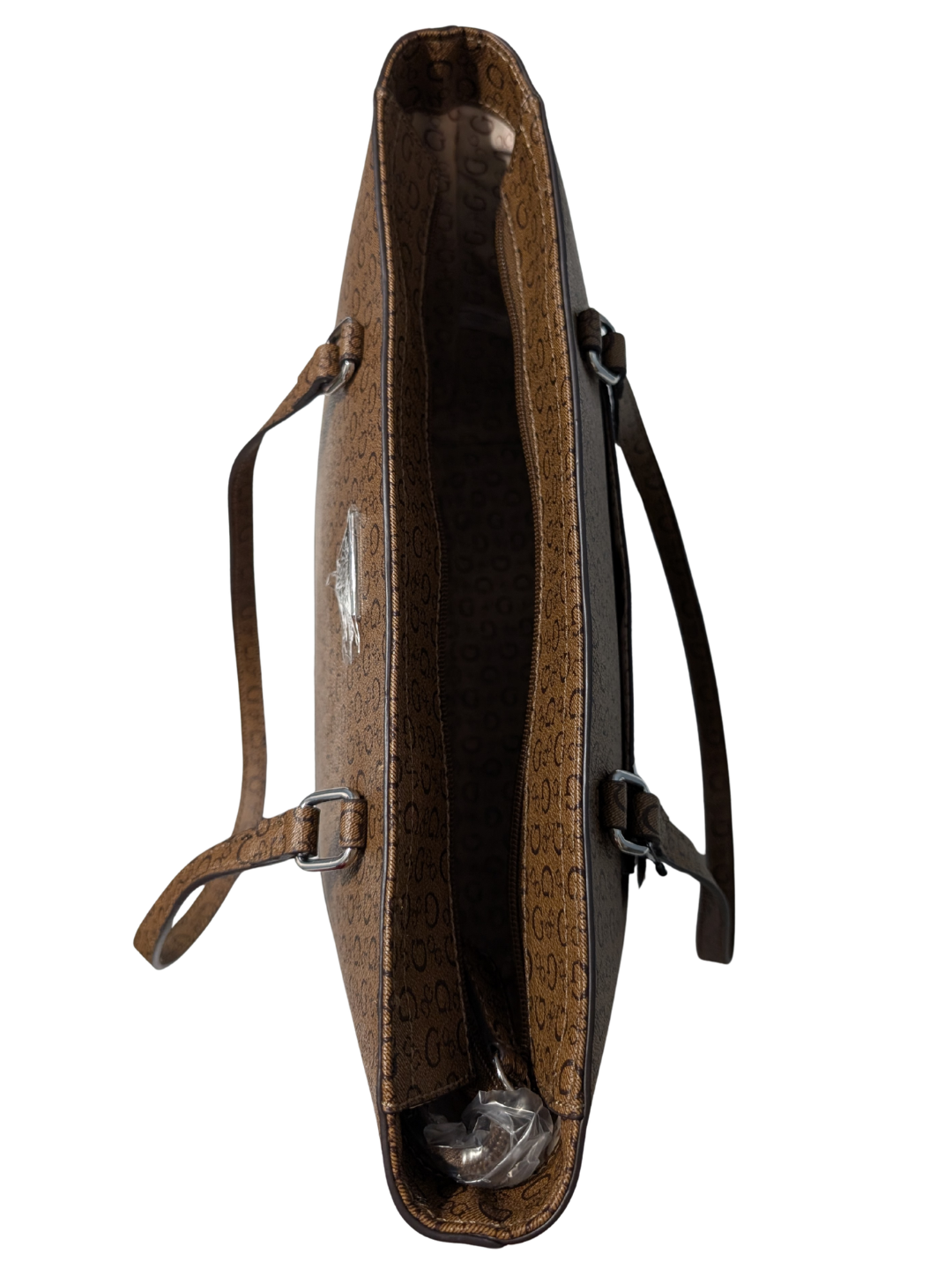 GUESS Bolso Tote Monograma Cocoa