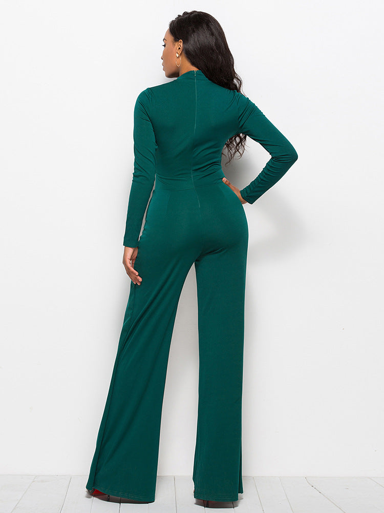 Jumpsuit Palazo Elena con Cuello Alto, vista adicional 4