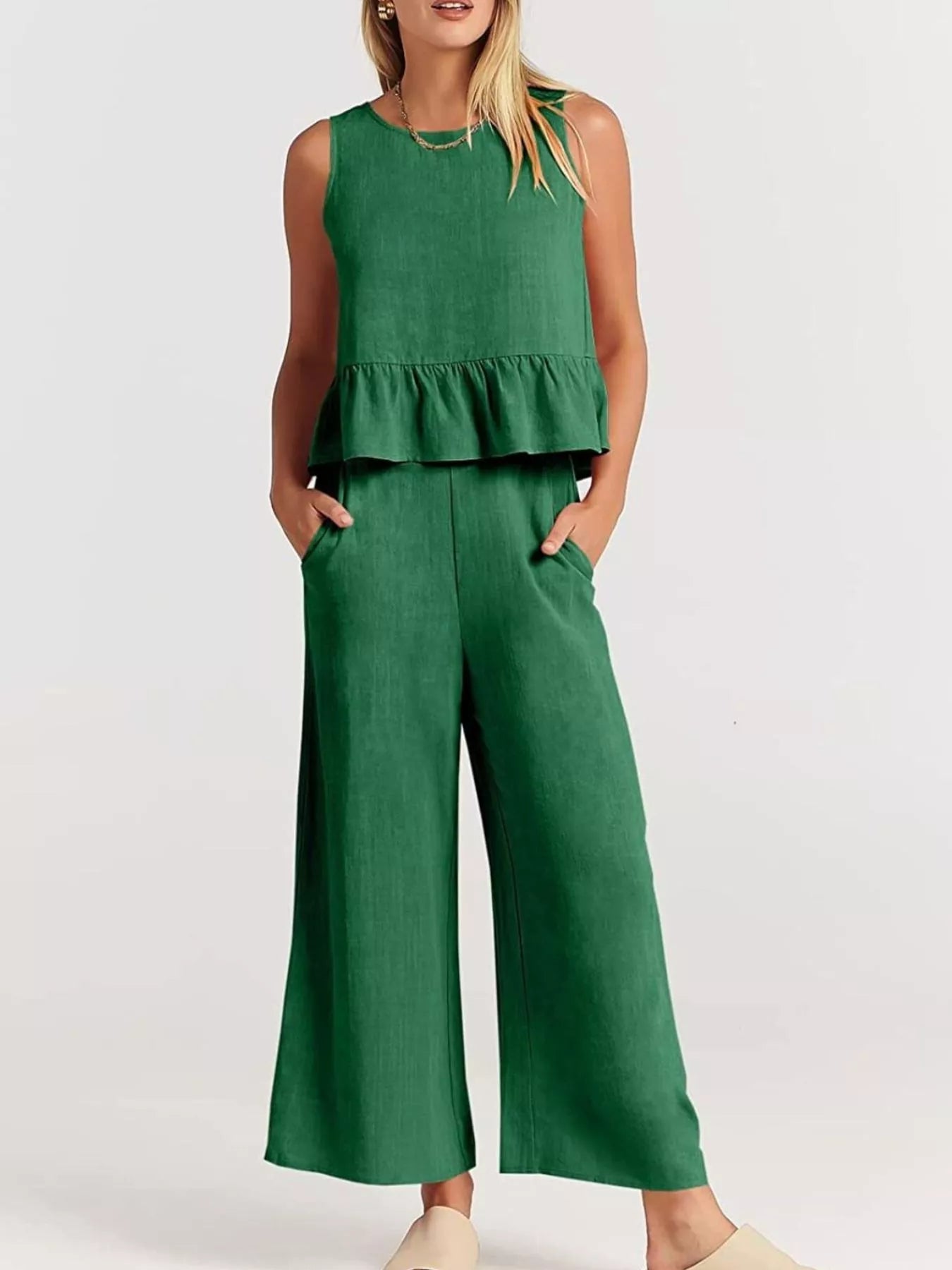 Conjunto Iris con Bajo de Volantes y Pantalón, vista adicional 14