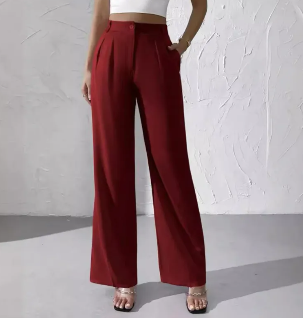 Pantalón Sastre Mariela de Tiro Alto y Pierna Ancha, vista adicional 28