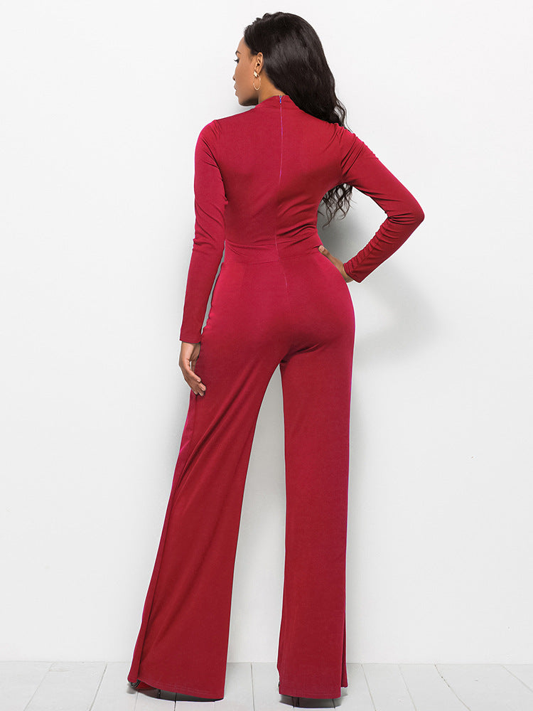 Jumpsuit Palazo Elena con Cuello Alto, vista adicional 25