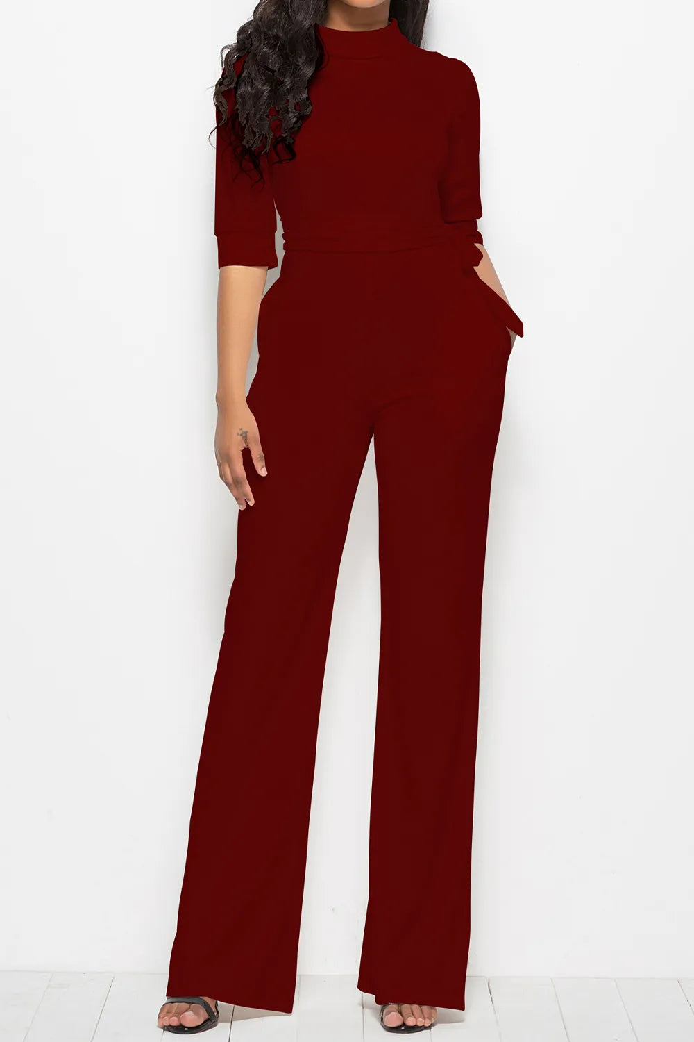 Jumpsuit Palazo Valentina con Cinturón, vista adicional 2