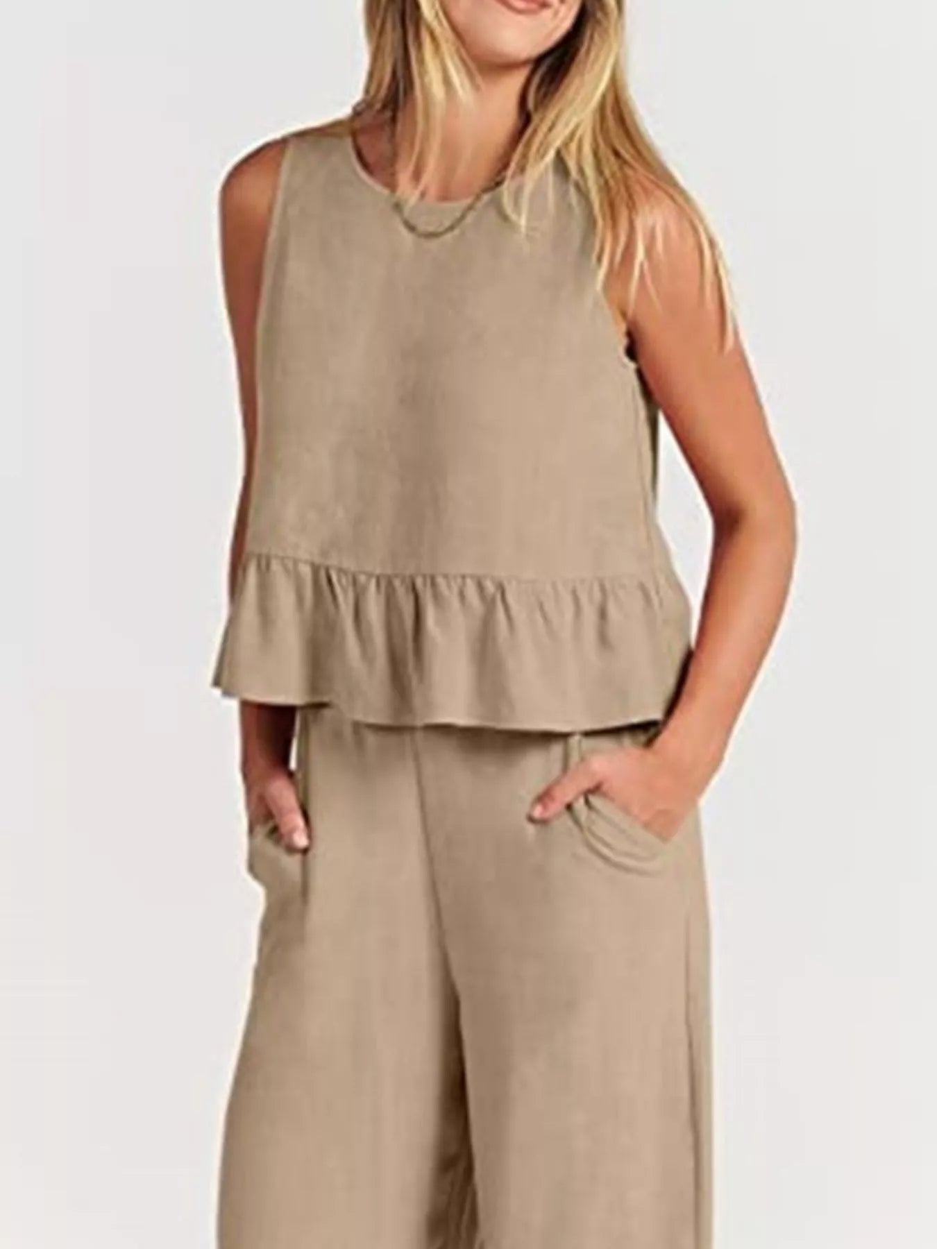 Conjunto Iris con Bajo de Volantes y Pantalón, vista adicional 22