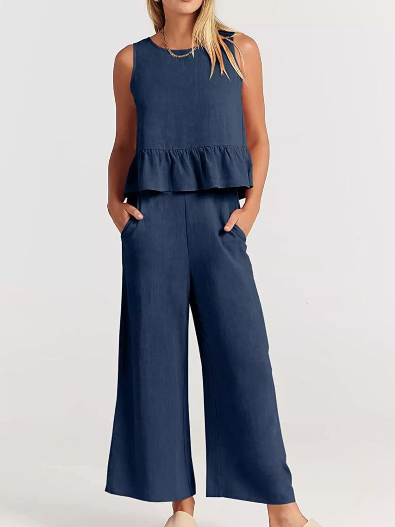 Conjunto Iris con Bajo de Volantes y Pantalón, vista adicional 25
