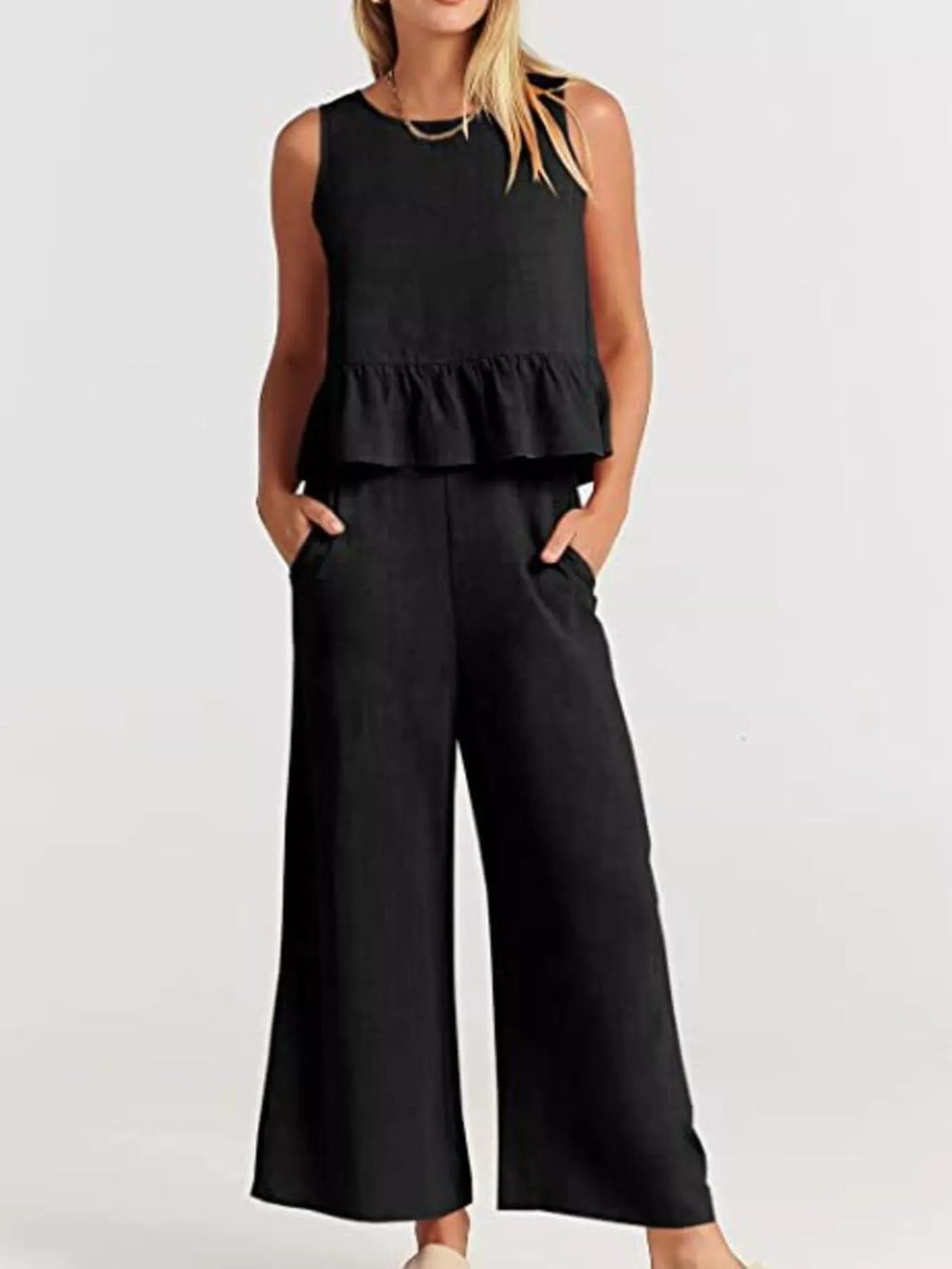 Conjunto Iris con Bajo de Volantes y Pantalón, vista adicional 9