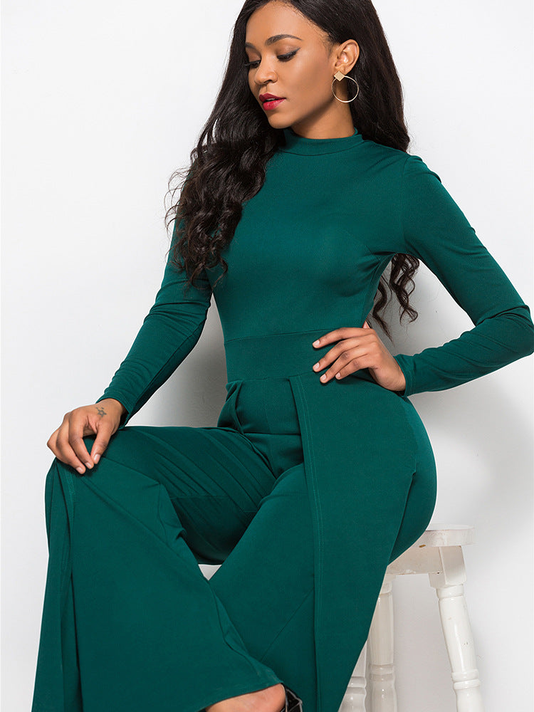 Jumpsuit Palazo Elena con Cuello Alto, vista adicional 5