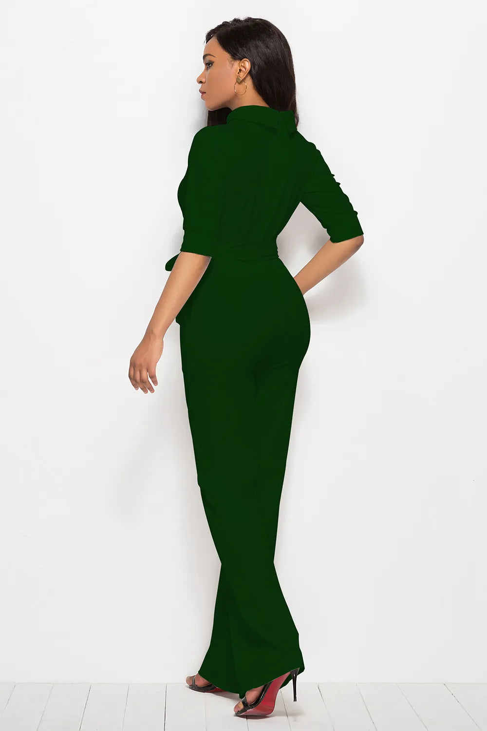 Jumpsuit Palazo Valentina con Cinturón, vista adicional 15