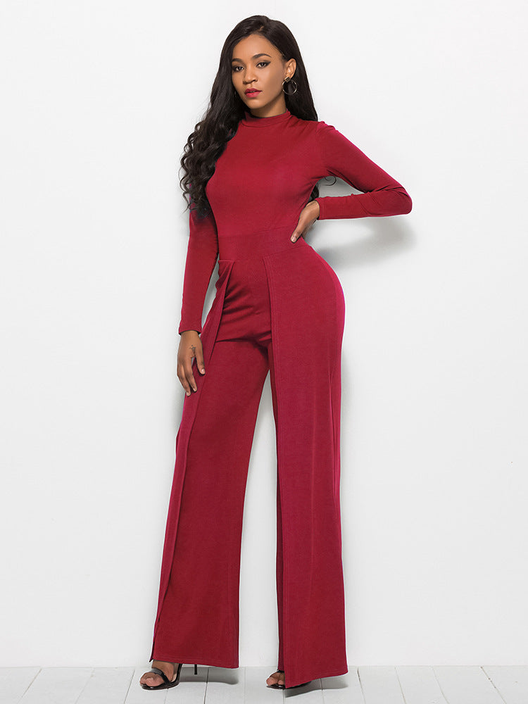 Jumpsuit Palazo Elena con Cuello Alto, vista adicional 23