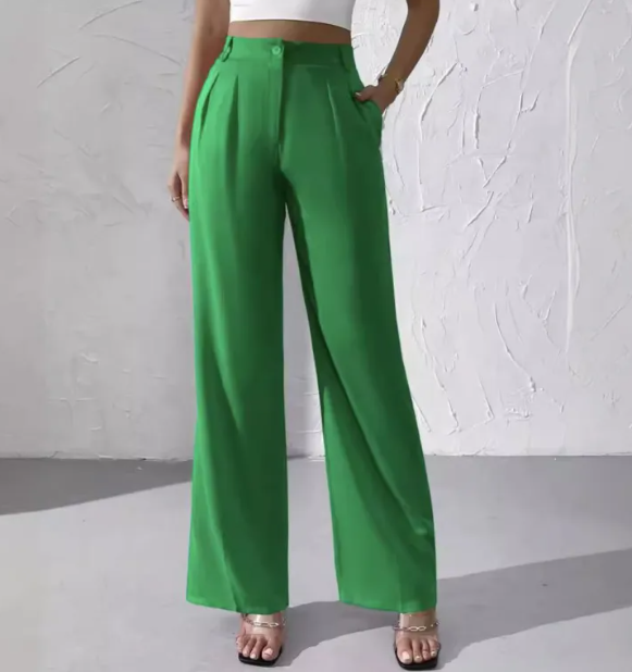 Pantalón Sastre Mariela de Tiro Alto y Pierna Ancha, vista adicional 5
