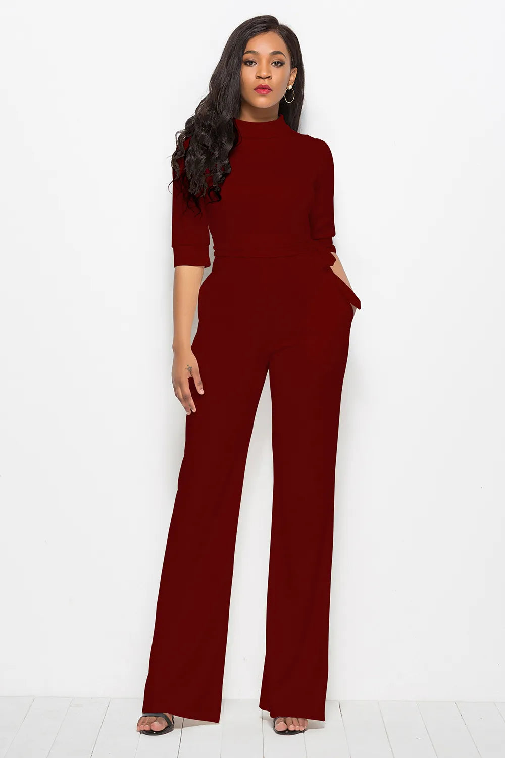 Jumpsuit Palazo Valentina con Cinturón