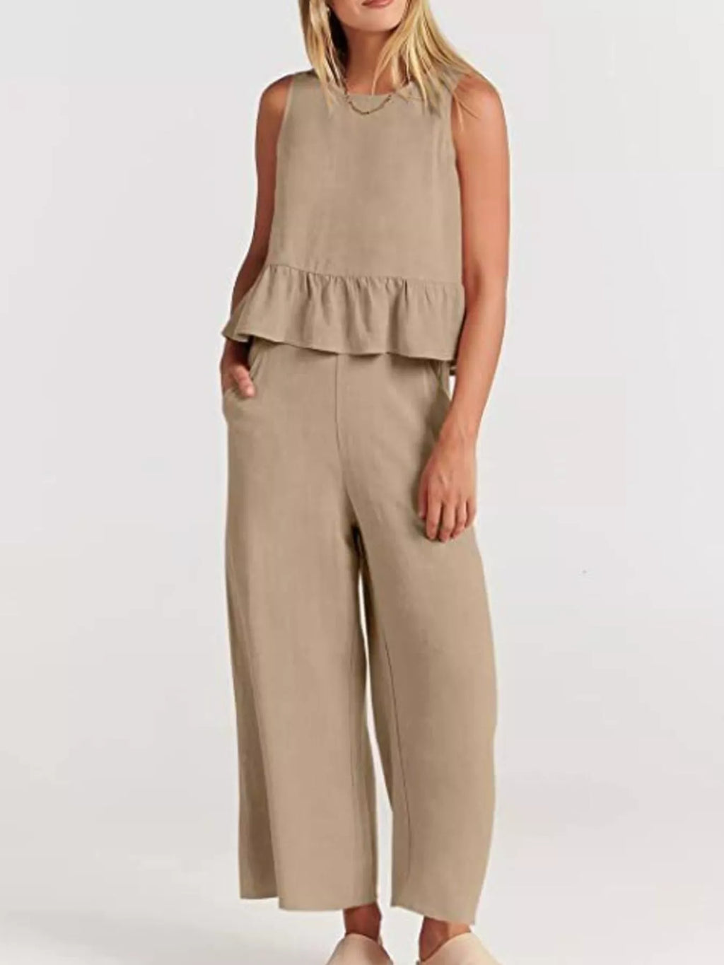 Conjunto Iris con Bajo de Volantes y Pantalón, vista adicional 18