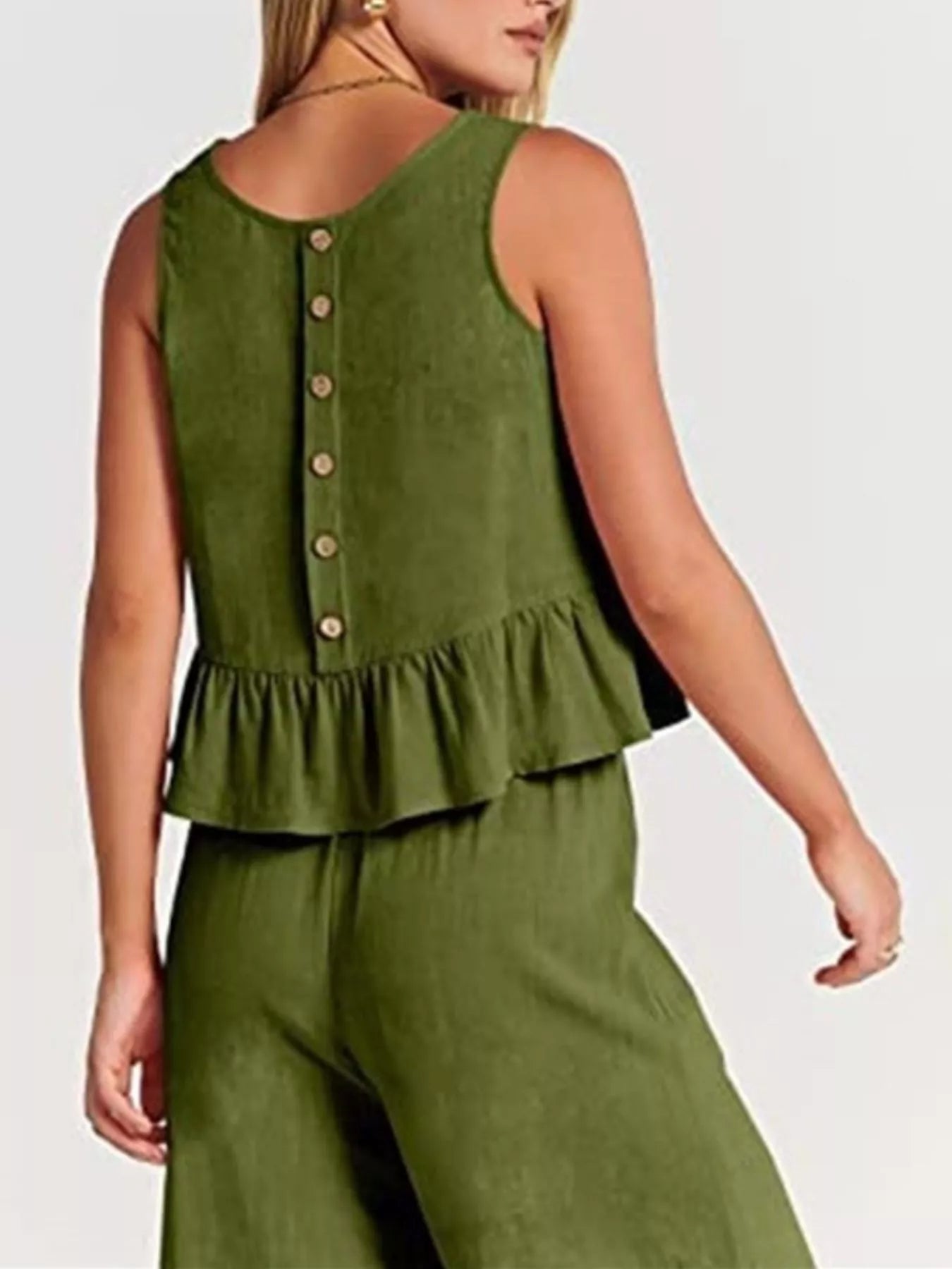 Conjunto Iris con Bajo de Volantes y Pantalón, vista adicional 7