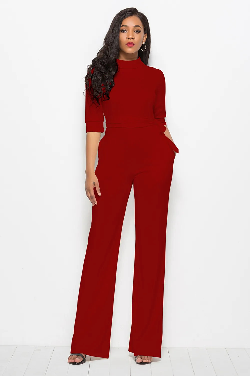 Jumpsuit Palazo Valentina con Cinturón, vista adicional 11