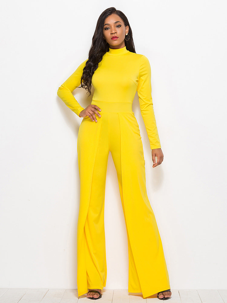 Jumpsuit Palazo Elena con Cuello Alto, vista adicional 18