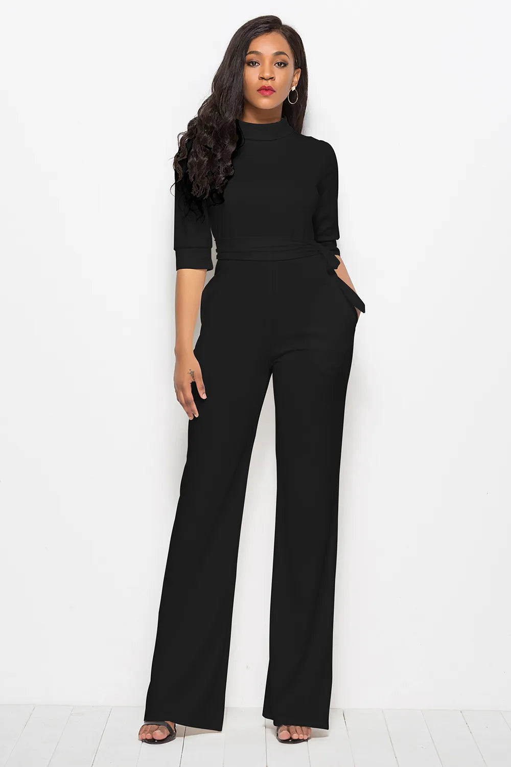 Jumpsuit Palazo Valentina con Cinturón, vista adicional 8