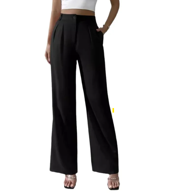 Pantalón Sastre Mariela de Tiro Alto y Pierna Ancha, vista adicional 9