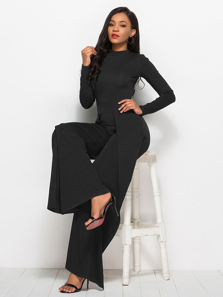 Jumpsuit Palazo Elena con Cuello Alto, vista adicional 8