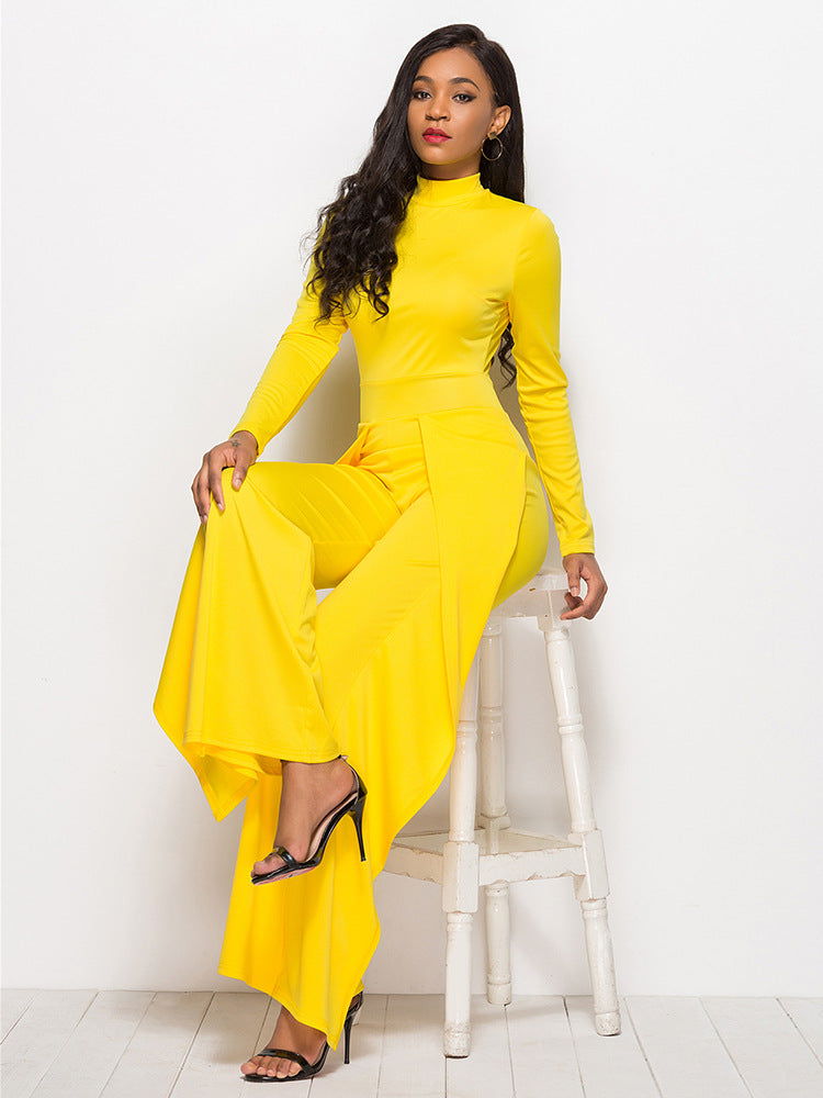 Jumpsuit Palazo Elena con Cuello Alto, vista adicional 19