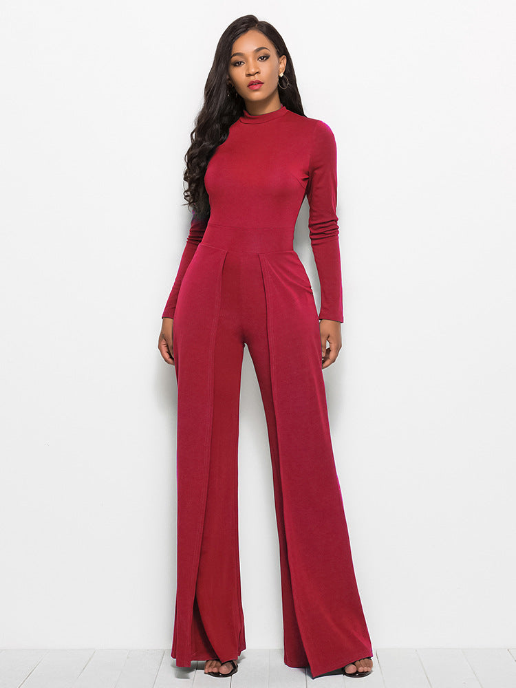 Jumpsuit Palazo Elena con Cuello Alto, vista adicional 22